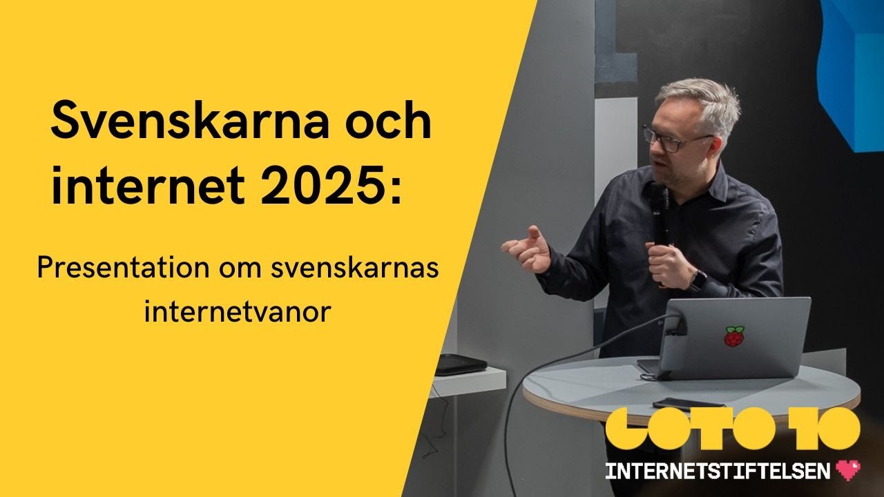 Svenskarna och internet 2025 - Presentation om svenskarnas internetvanor