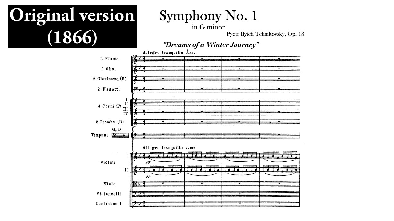 Tchaikovsky: Symphony No. 1 in G minor, Op. 13 