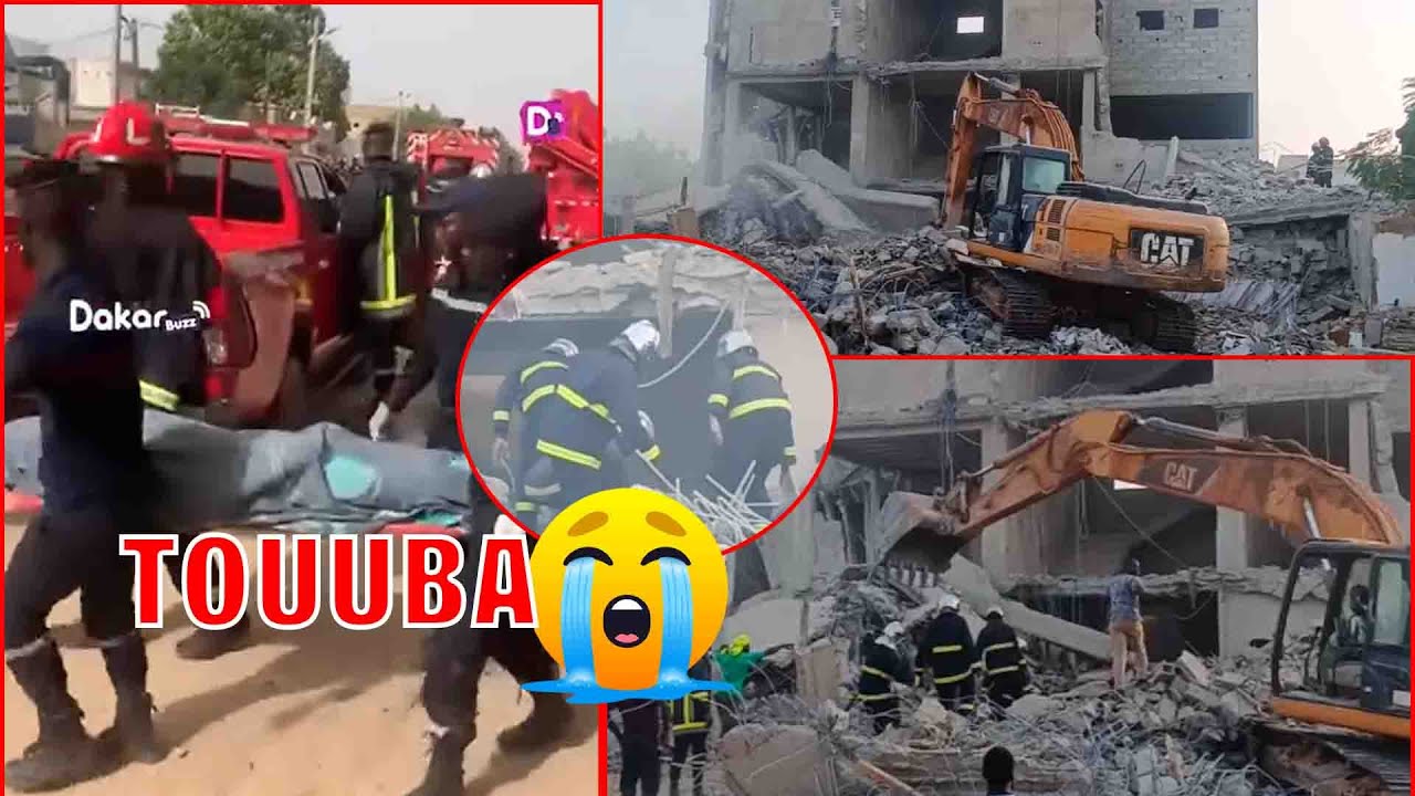 🔴EN DIRECT TOUBA KAWTEF : EFFONDREMENT D ́UN IMMEUBLE À TOUBA....