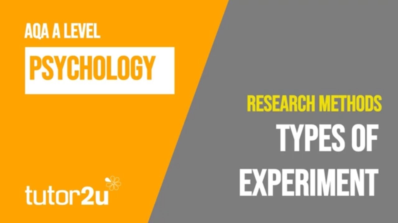 Types of Experiments | AQA A Level Psychology | Research Methods