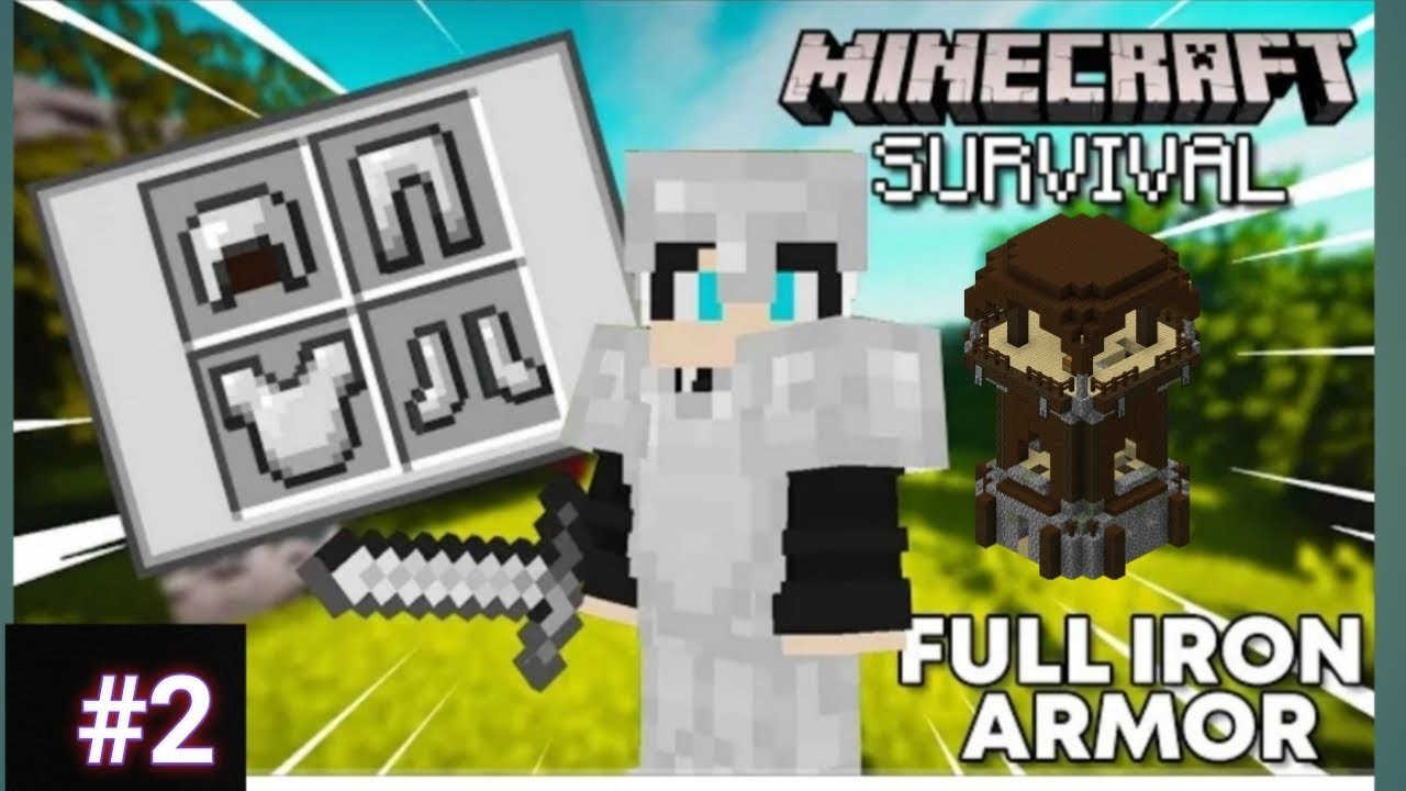 FULLY IRON ARMOR #2🤫//MAINCRAFT sarvival series☠️