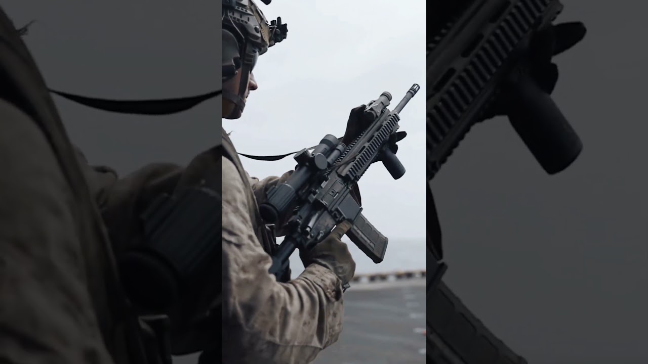U.S. Marines Unleash LETHAL Firepower on the High Seas! #shorts #military