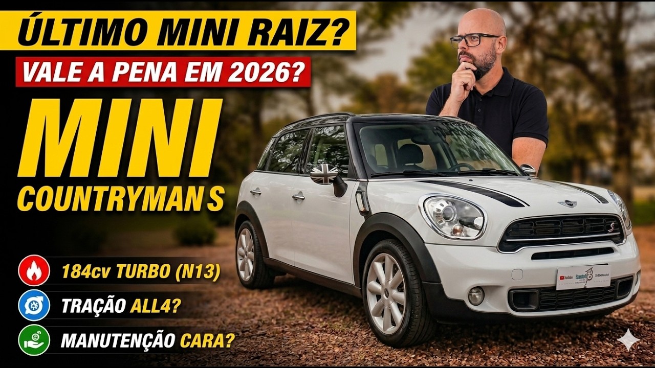 Mini Countryman S Top 2016: por que ele é mais clássico que o atual?