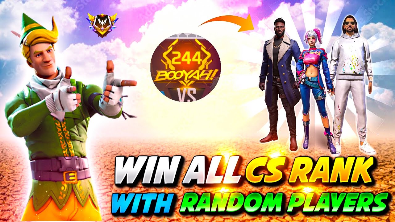 How to Win Cs rank with random players | Cs rank tips and tricks | Best character skill for cs rank