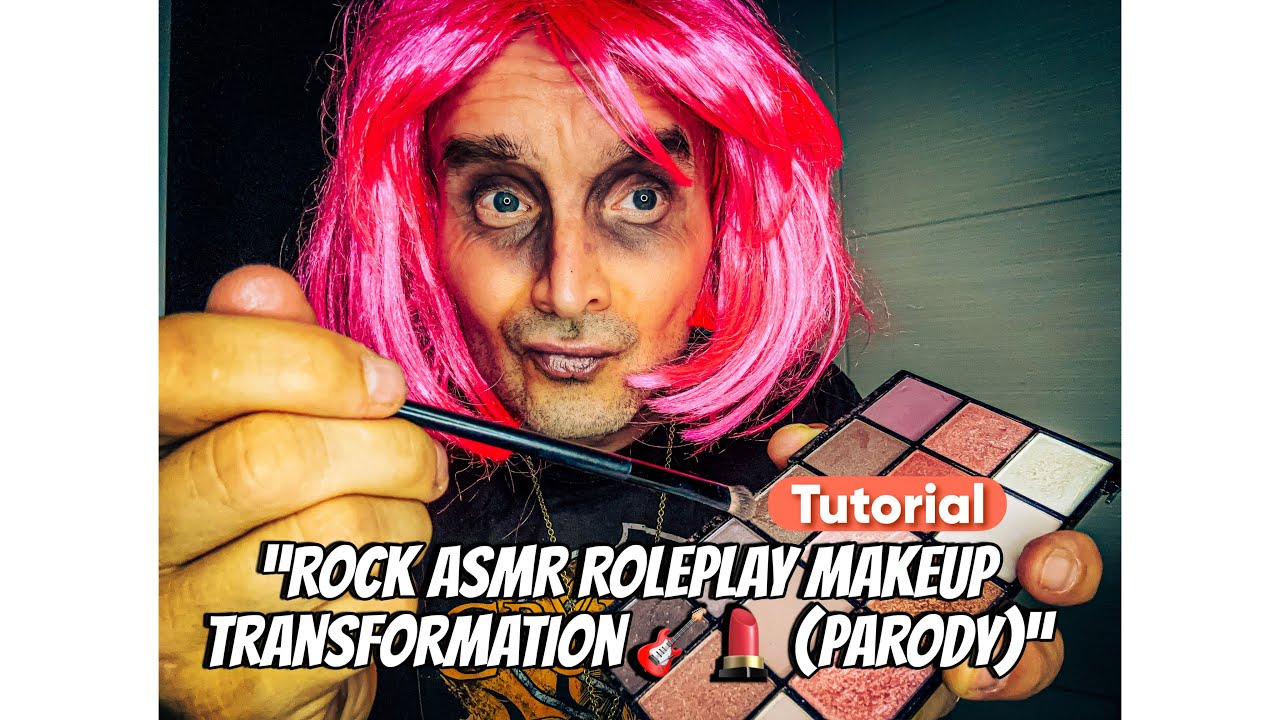 👩‍🎤JUSTIINA’S ROCK-MAKEUP TRANSFORMATION PARODY🎸 | ”EasyTutorial for beginner” #asmrsuomi ROLEPLAY💋