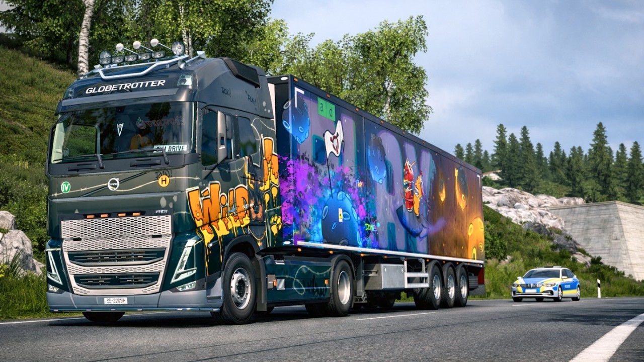 VOLVO FH5 Globetrotter on the Scenic Village Roads of France! #ets2 1.58 POV Drive 4K
