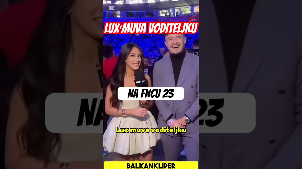 LUX SMUVAO VODITELJKU U SRED EMISIJE #viralvideo #shortsfeed #lux27 #fnc27 #funny #humor #shorts