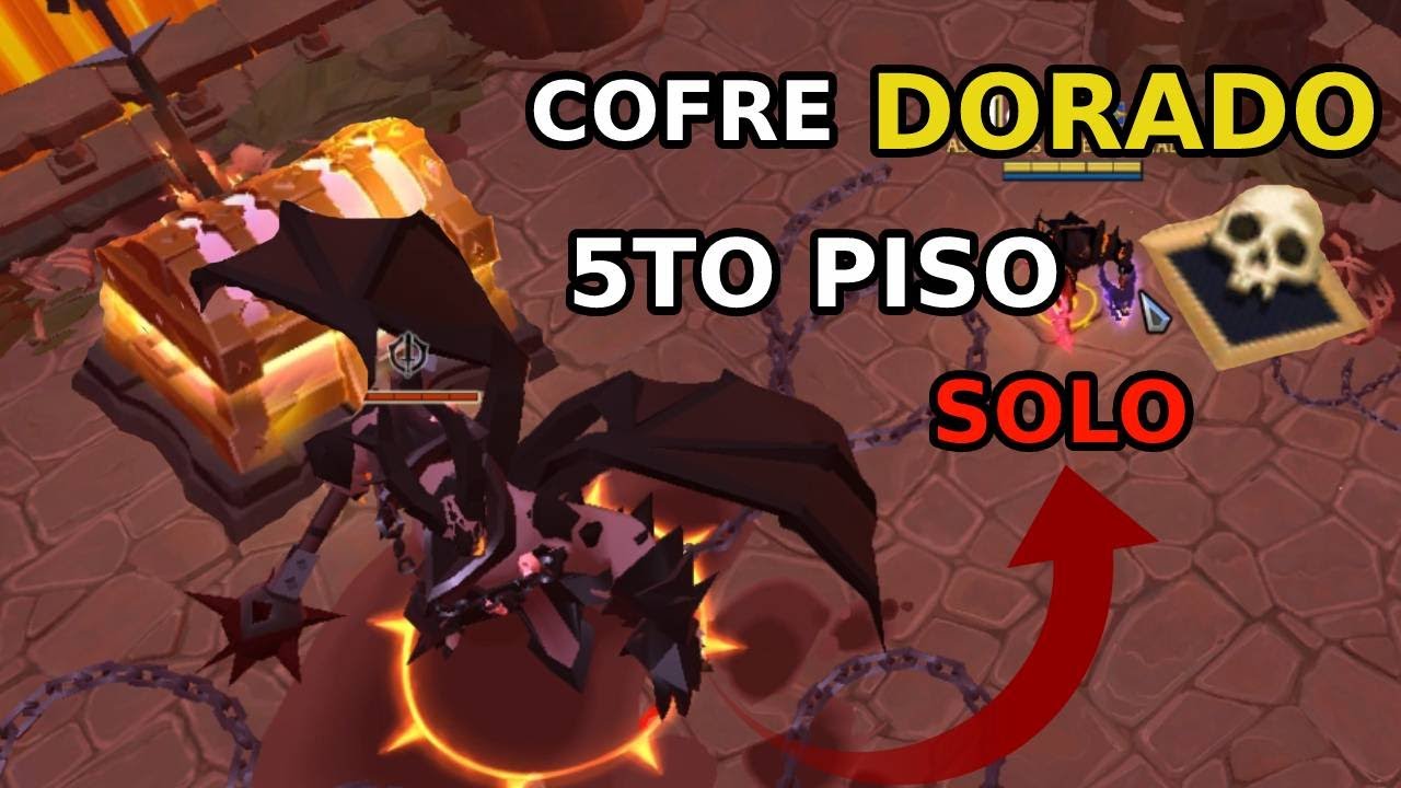 Cofre Dorado grupal - Soleando un 5TO piso ☠️ (en caminos de Avalon ) - Albion Online