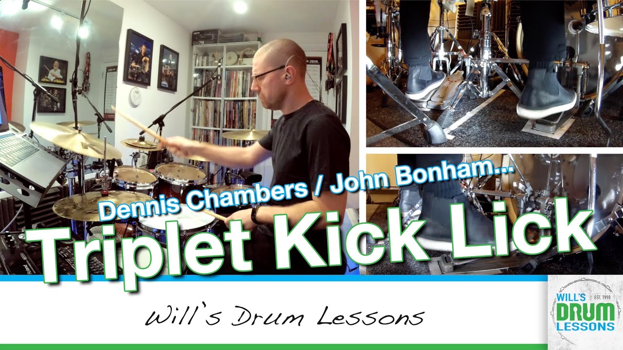 Triplet Kick Lick (Dennis Chambers / John Bonham style)