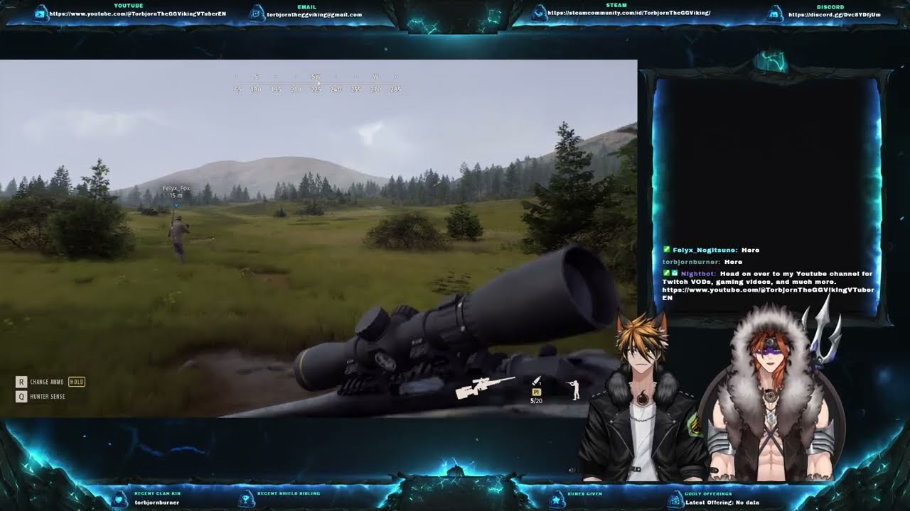 Twitch VODs: Way of the Hunter - Viking and Fox, Woodland Retreat, Part 1