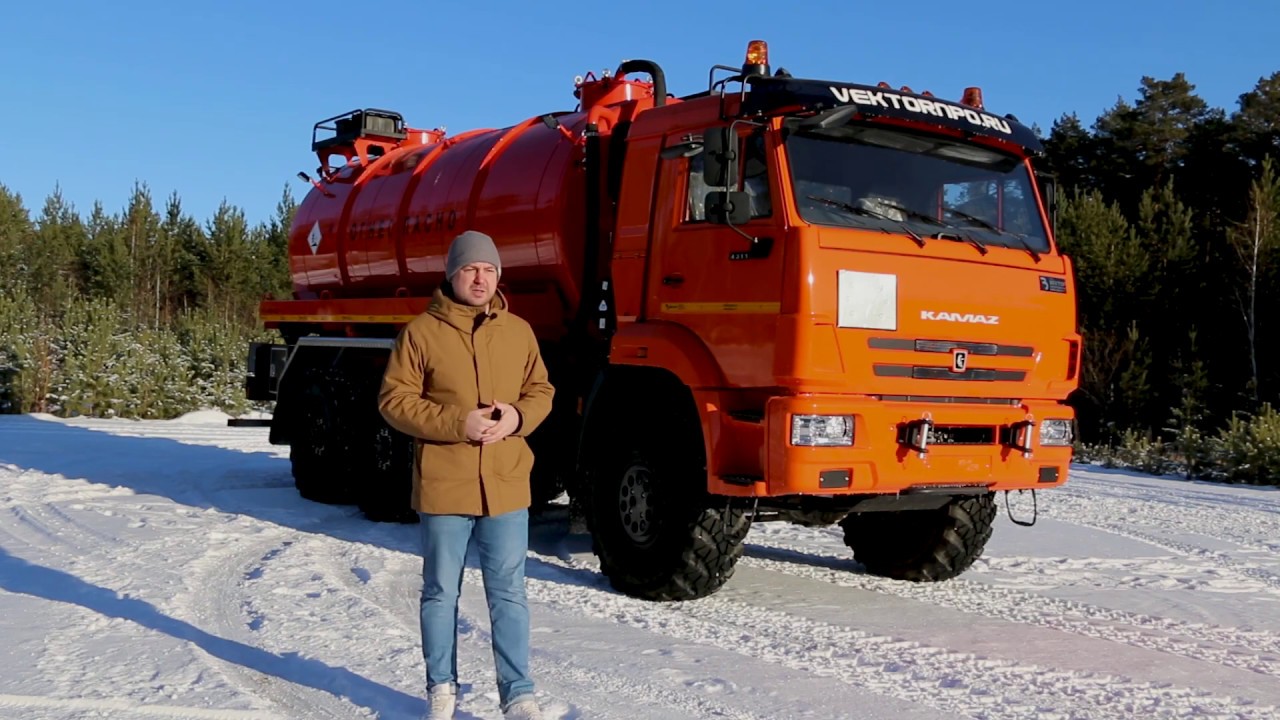 Вакуумный агрегат АКН-15 КАМАЗ-43118 - нестандартная модель от НПО «ВЕКТОР»