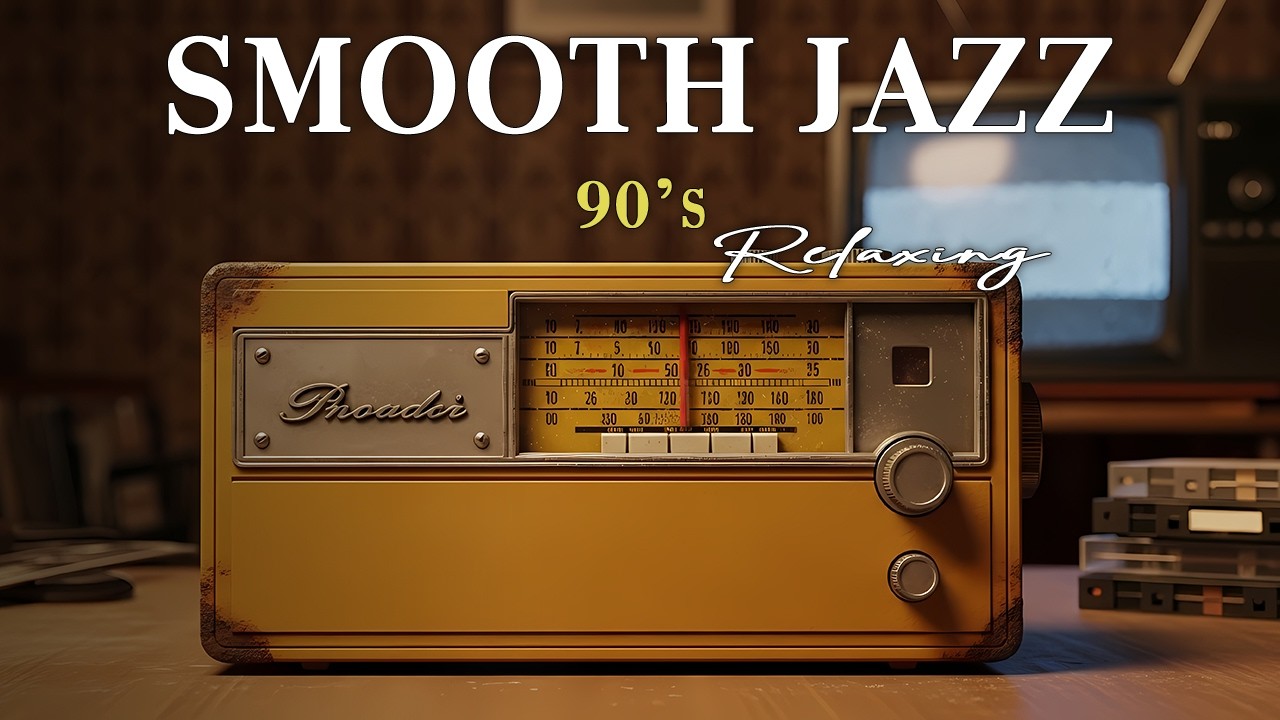 Golden 90s Smooth Jazz 🌆 Relaxing Night Grooves for Work & Reflection