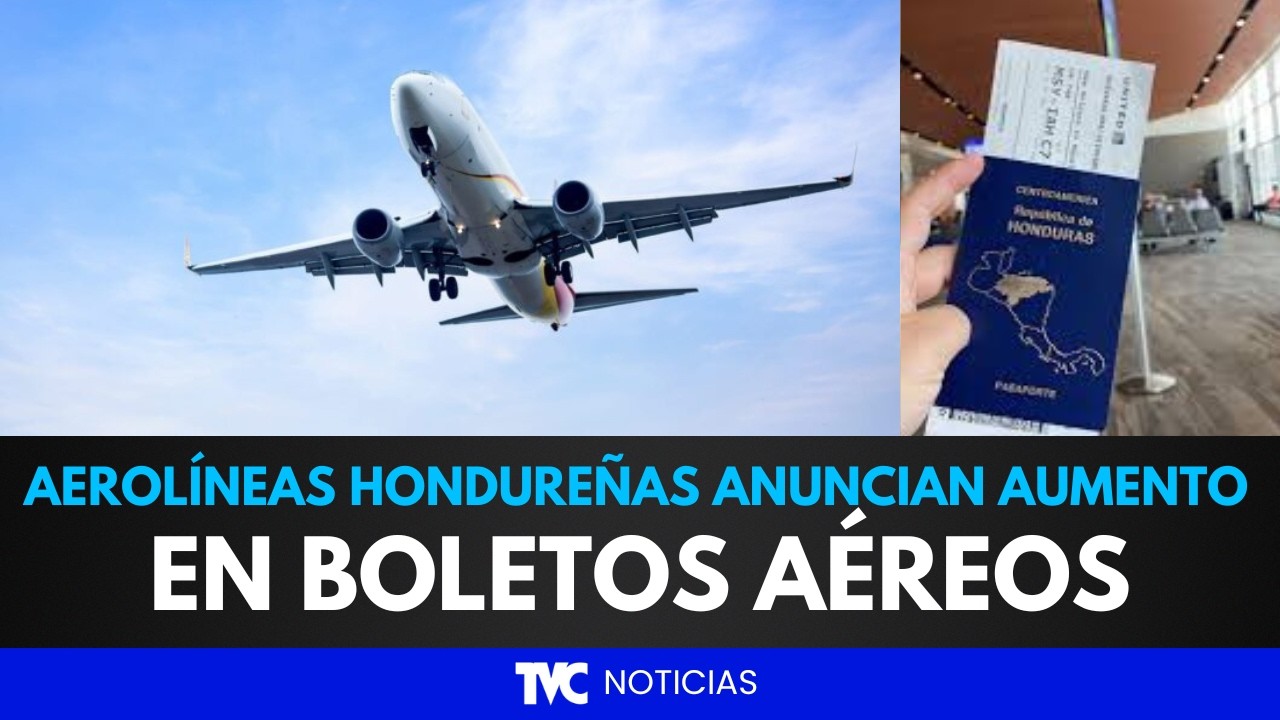 La Asociación Hondureña de Líneas Aéreas anunció un ajuste en el precio de los boletos aéreos