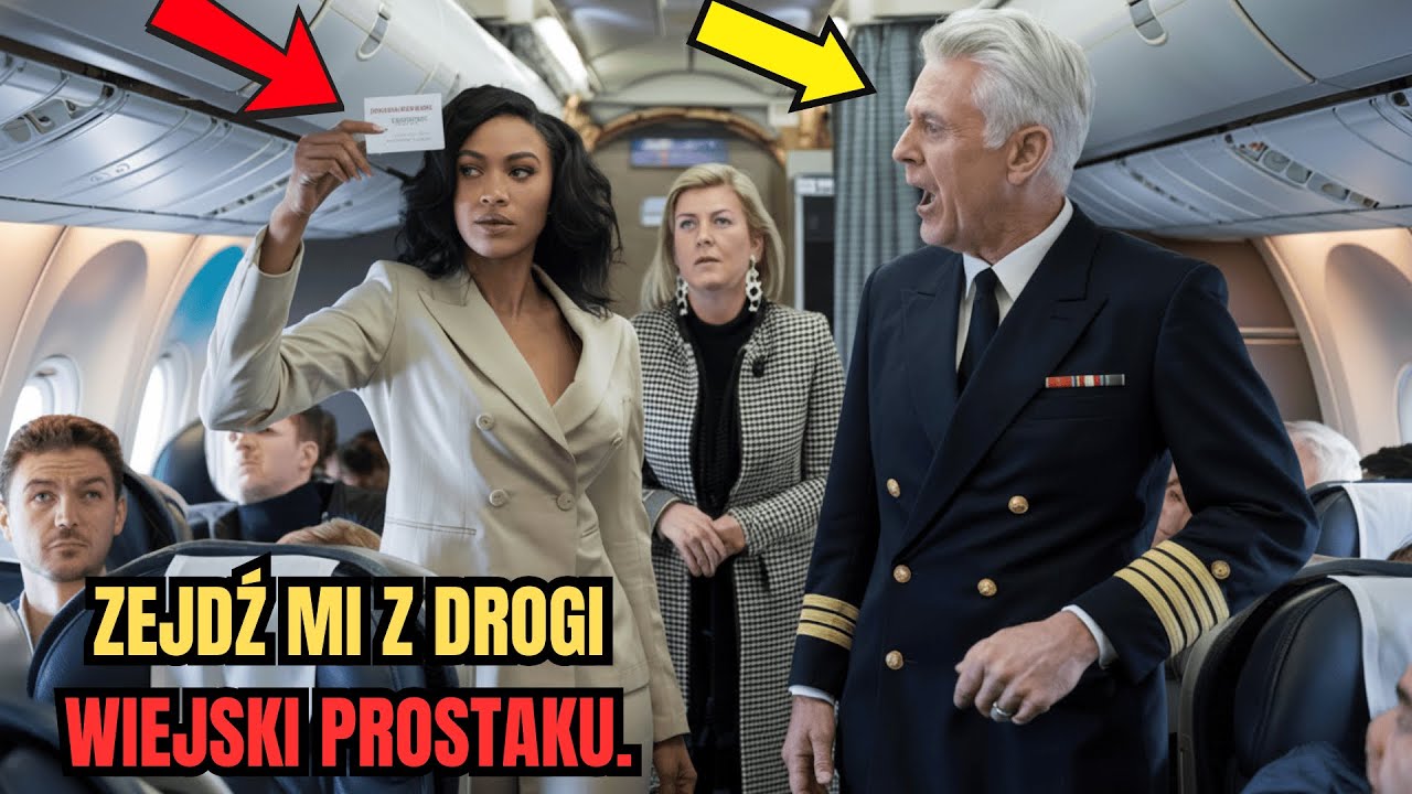 Pilot Zmusił Czarnoskórą Kobietę do Zmiany Miejsca — Zamarł, Gdy Pokazała Legitymację Federalną