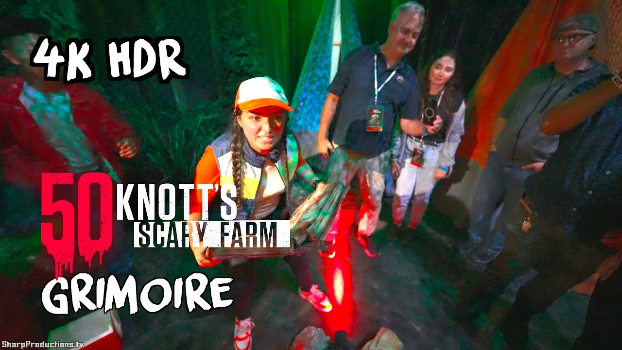 Grimoire maze at Knott's Scary Farm 2023 [4K HDR]