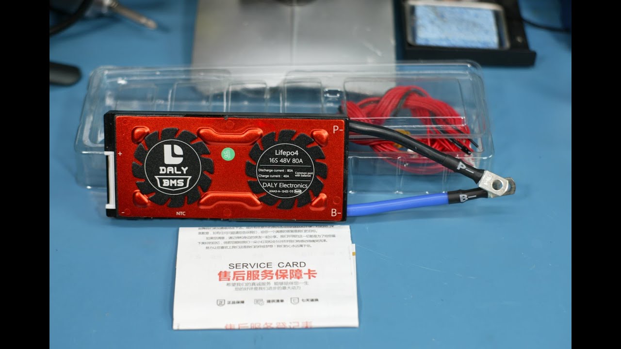 DALY BMS 16S 48V 80A LiFePO4 bms*a look inside*