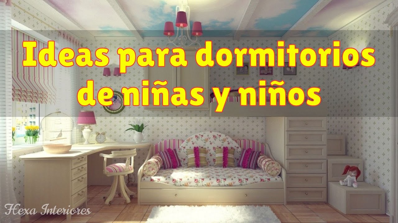 Ideas para dormitorios infantiles de ni&ntilde;as. Ideas de dormitorios para habitaciones peque&ntilde;as