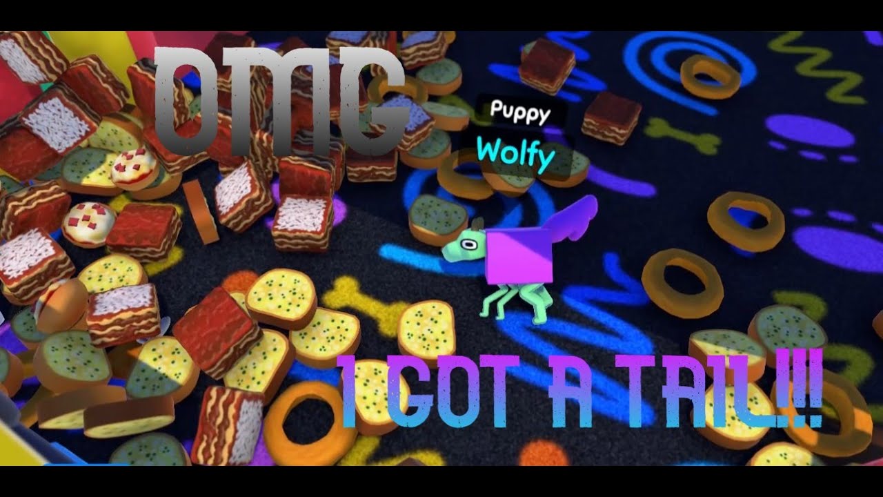 OMGG!!, I GOT A DOG WITH TAIL IN WOBBLEDOGS!!