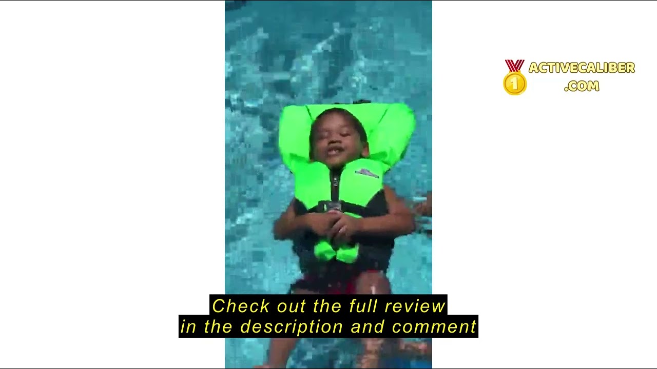 Review Stearns Child Life Jacket with Heads-Up Flotation, USCG Approved Type II Kids Life Vest for P