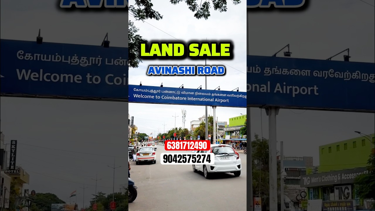 Land sale near coimbatore airport Nehru Nagar #landsaleincoimbatore