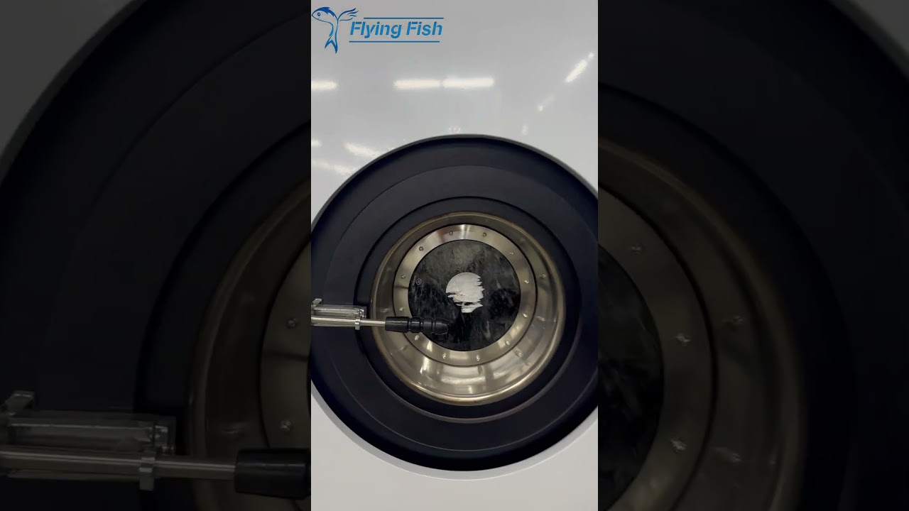 16KG PERC dry cleaning machine testing video