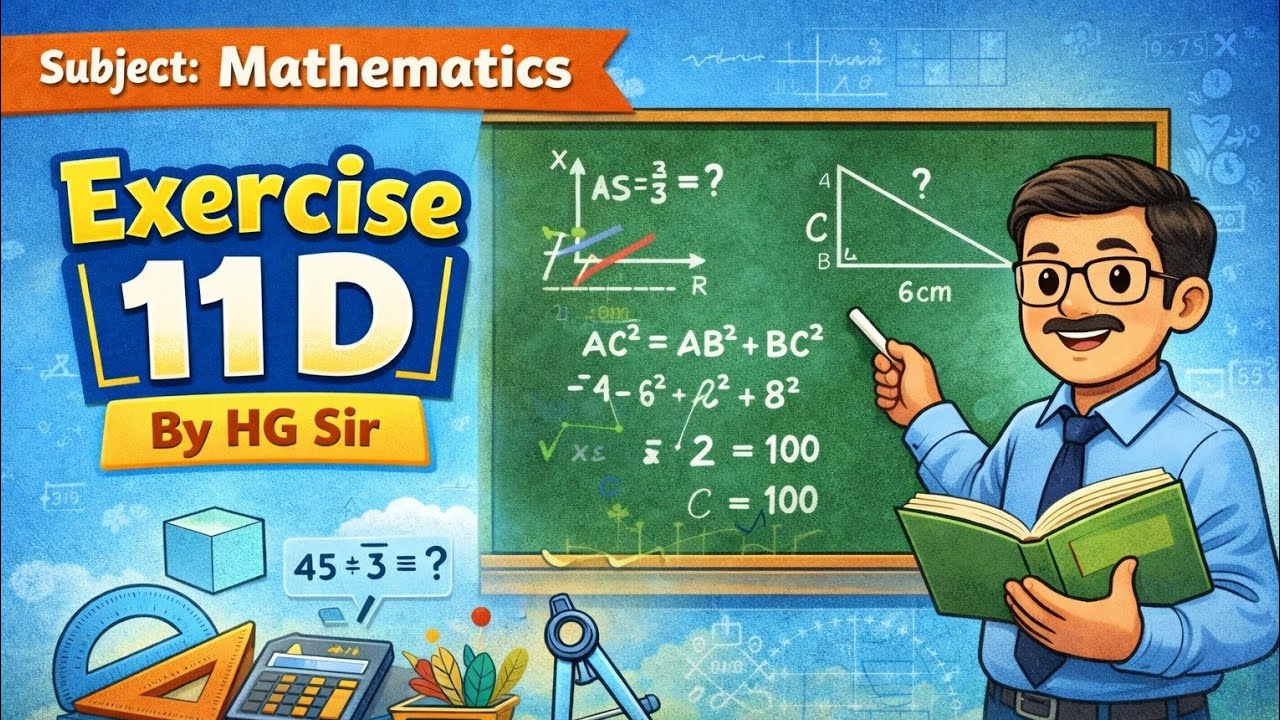 Class 6 Mathematics Exercise 11 D 