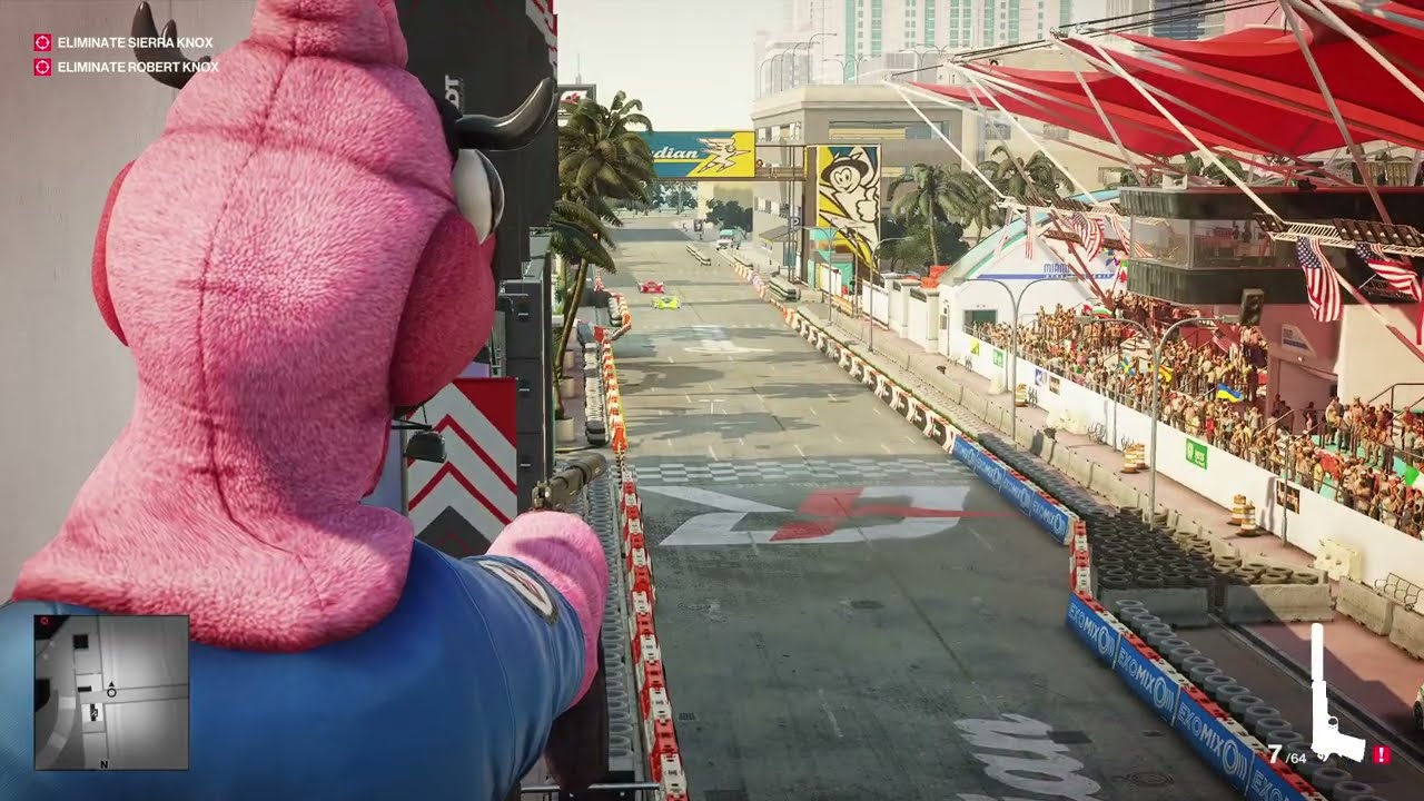 Hitman 2 - Miami - Spring Breaker all challenges - Professional difficulty