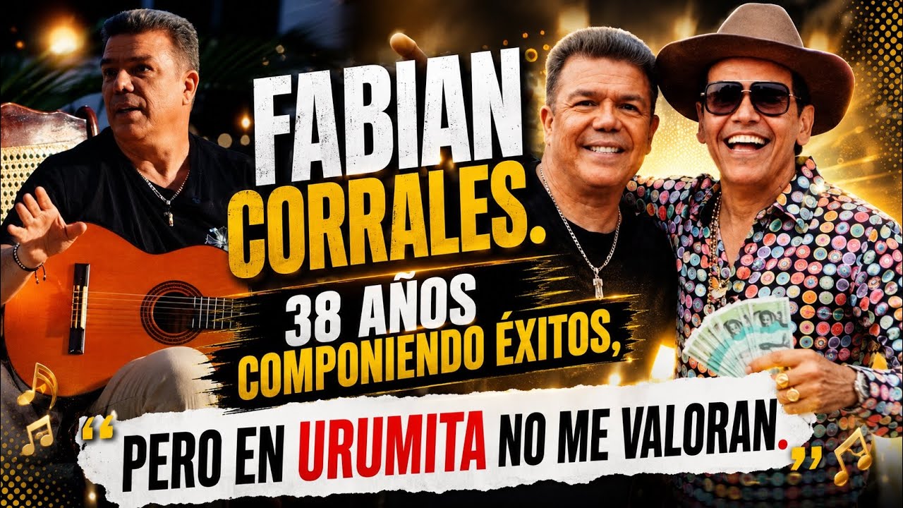 Fabián Corrales! 38 años componiendo los éxitos del Vallenato.