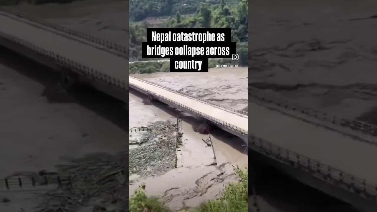 NEPAL FLOODS- TERRIFYING VISUALS #nepal #viral #flood
