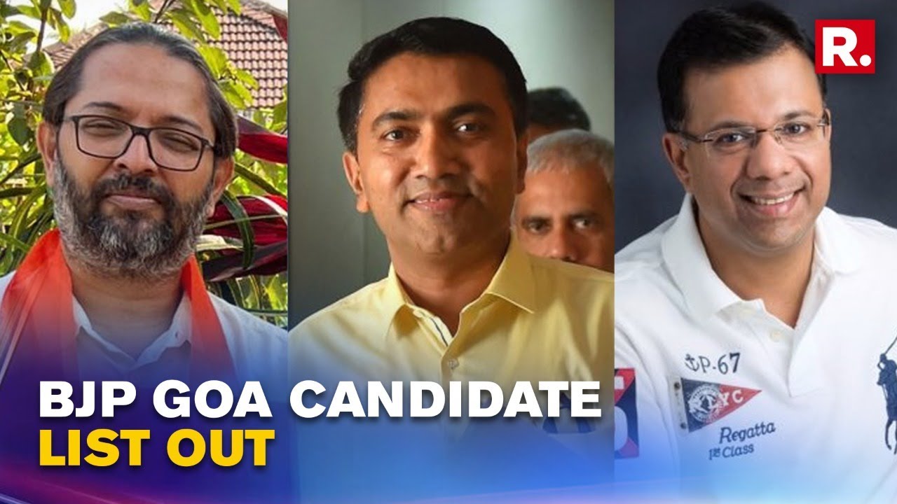 BJP Goa Candidate List: CM Pramod Sawant To Contest From Sanquelim