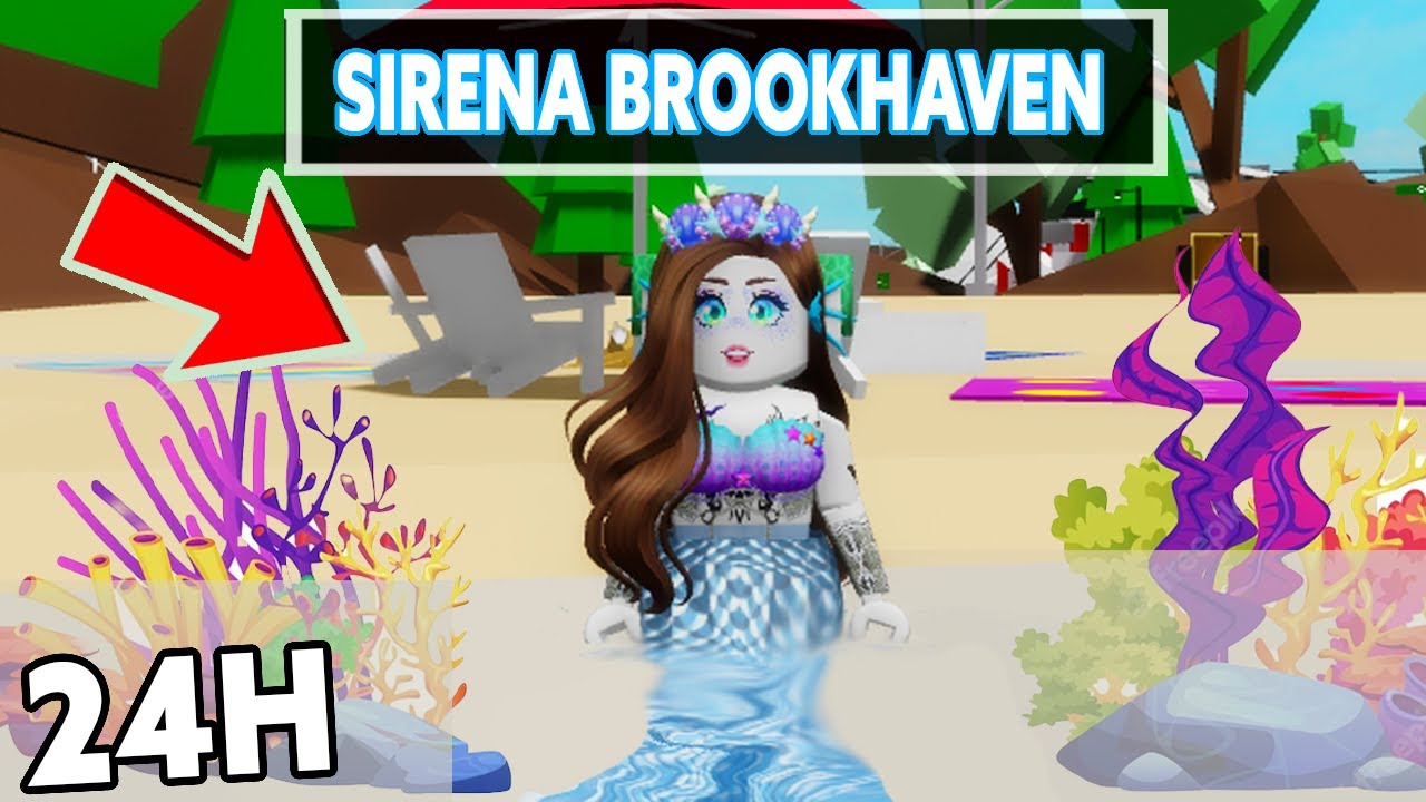 SONO DIVENTATA PER 24 ORE UNA SIRENA SU BROOKHAVEN ROBLOX!