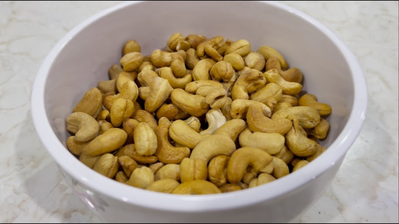 Easy 5 mins roasted salted cashews! No Oven, No Oil!