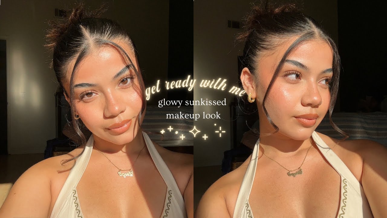 GRWM 💌 my glowy summer makeup routine 💛