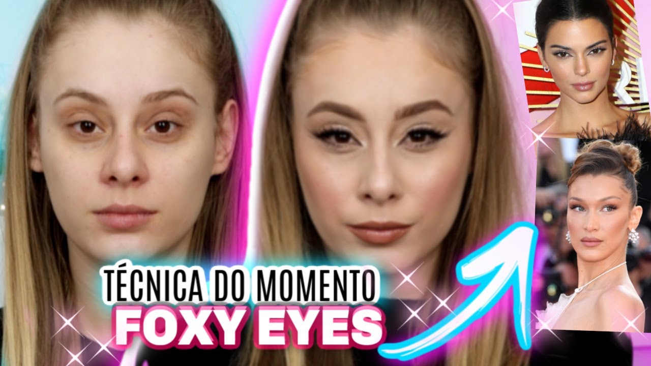 FIZ A técnica FOXY EYES para LEVANTAR o OLHAR