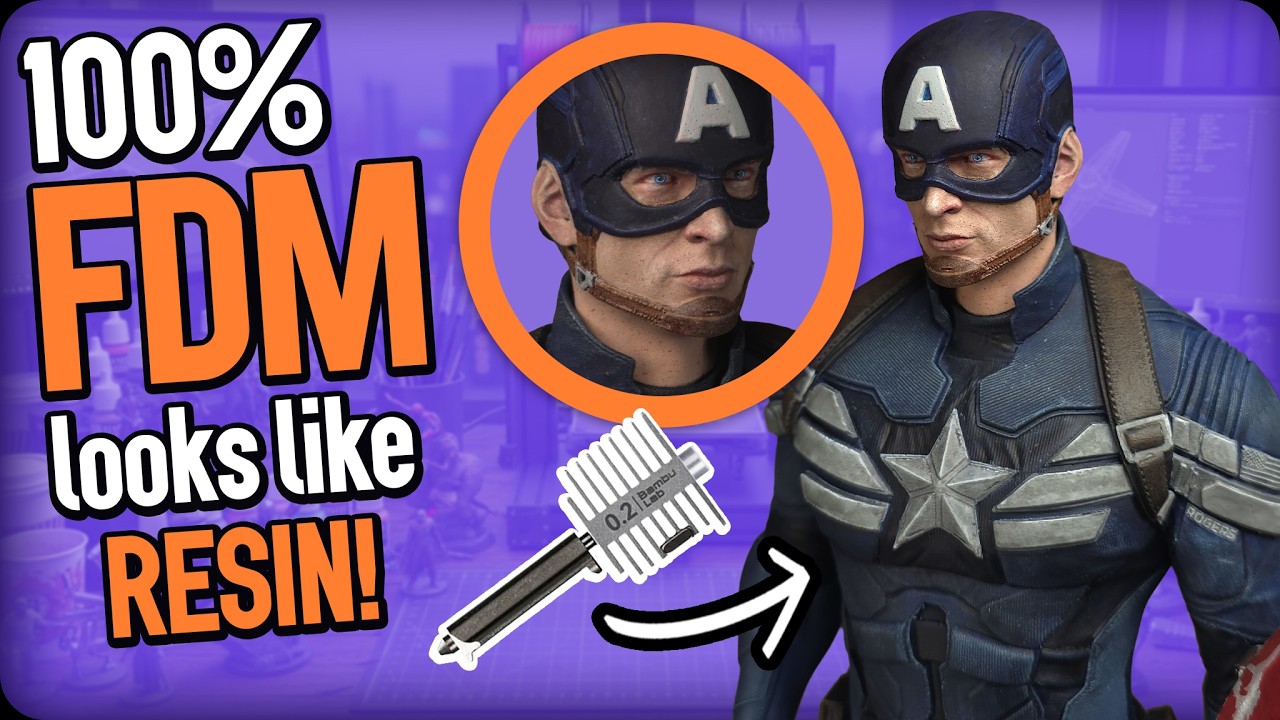 Невероятная детализация, 100% FDM Капитан Америка. Качество смолы!