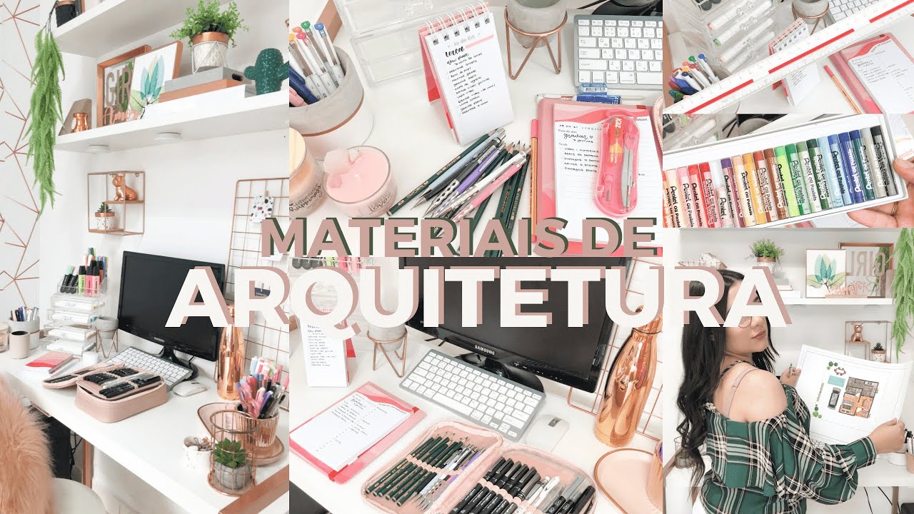 meus materiais para faculdade de arquitetura e urbanismo