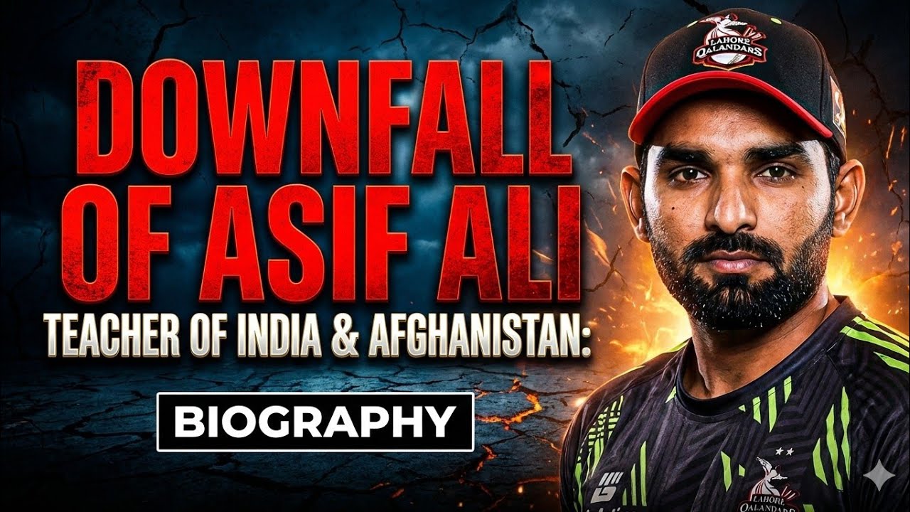 Rise and Fall of Pakistan’s Power Hitter | From PSL Hero to Early Retirement | Asif Ali Biography