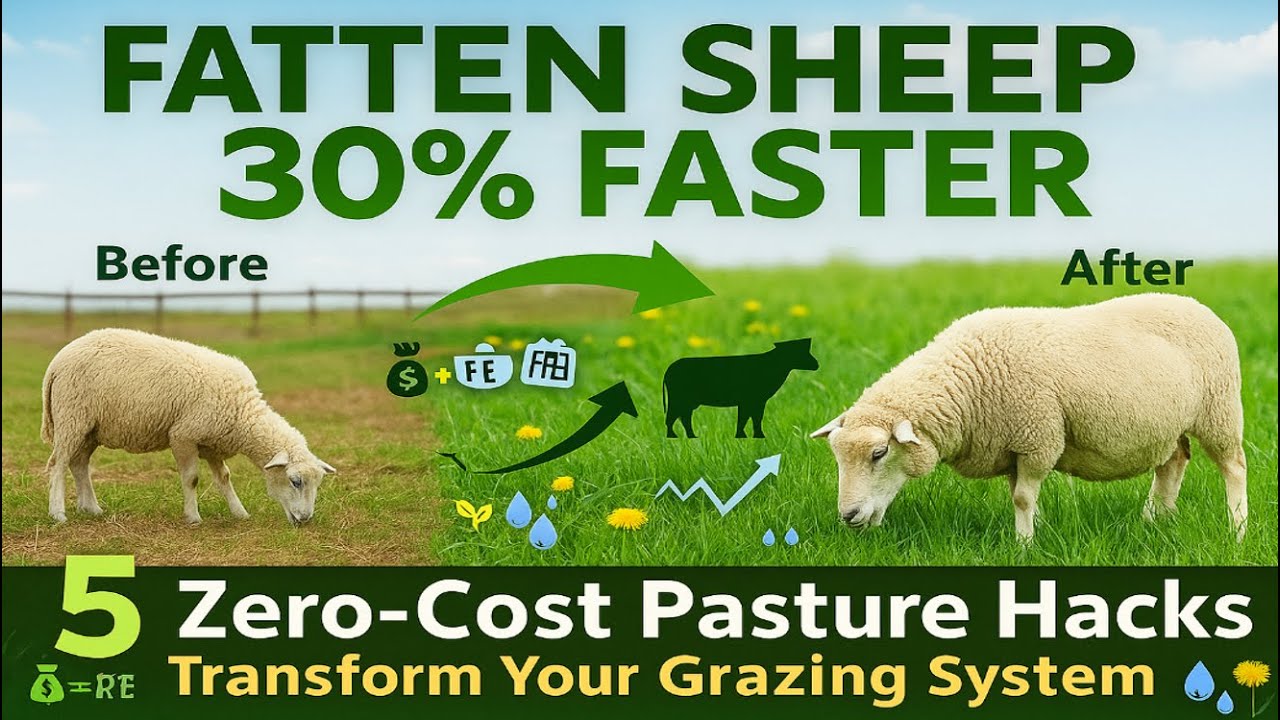 5 Pasture Hacks to Fatten Sheep 30% Faster (Zero Cost!)