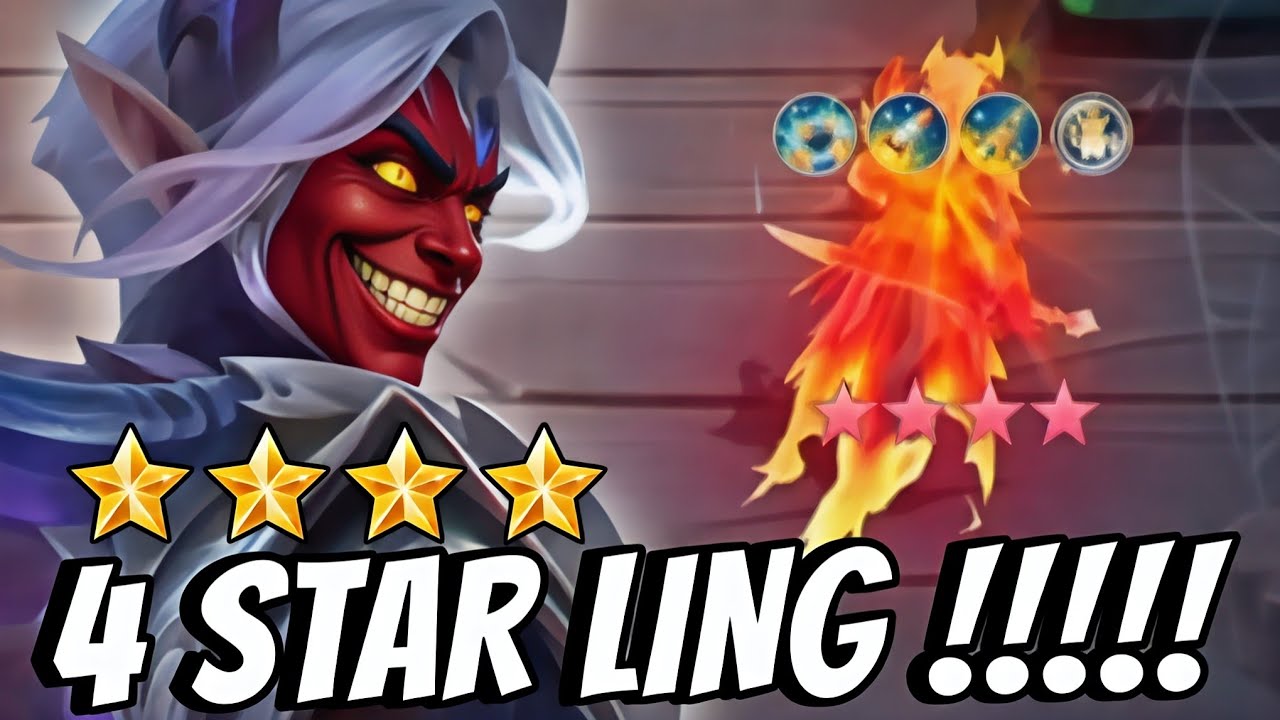 THE BEST STRATEGY TO GET 4 STAR 5 COST HERO!! LING 4 STAR TOY MISCHIEF!! MAGIC CHESS GO GO 