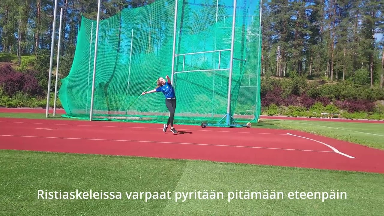 Yleisurheilun opetusvideo - Keihäänheitto