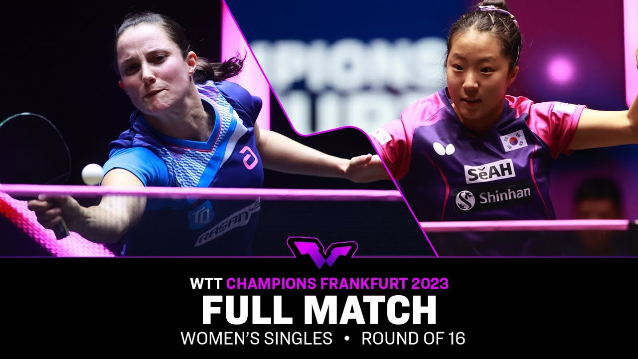 FULL MATCH | SHIN Yubin vs Sabine WINTER | WS R16 | #WTTFrankfurt 2023