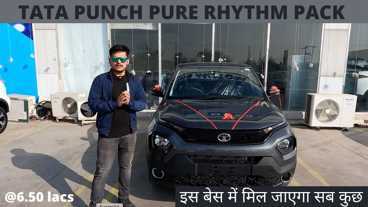TATA PUNCH PURE VARIANT WITH RHYTHM PACK - MOST VALUE FOR MONEY @5.84 lacs/-