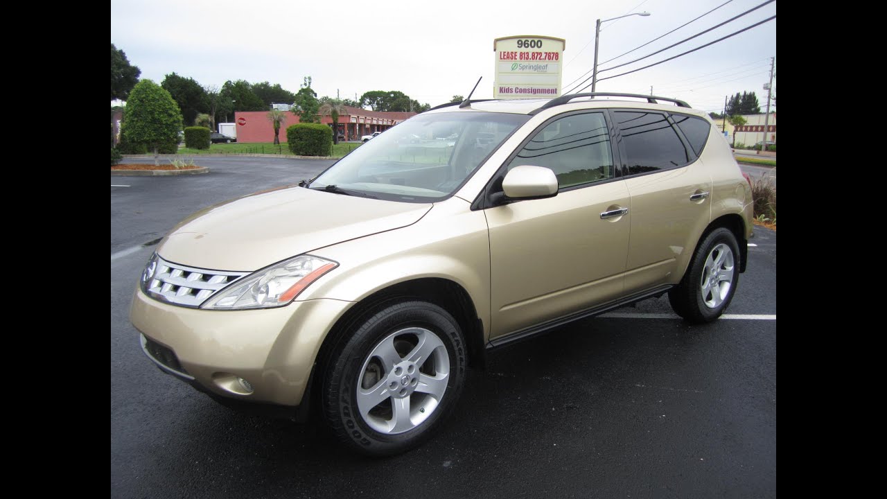 SOLD 2003 Nissan Murano SL One Owner Meticulous Motors Inc Florida For Sale