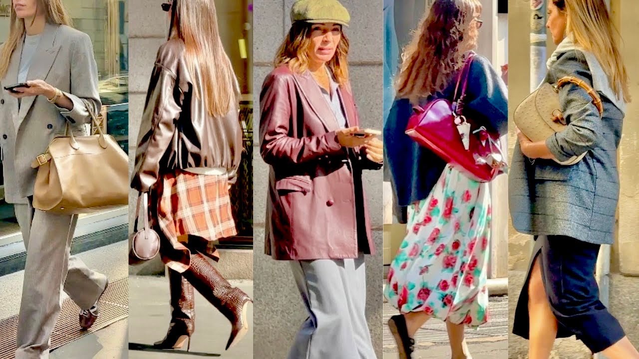 🍁WHAT TO WEAR IN OCTOBER IN ITALY? 🇮🇹 AUTUMN 2025 STREET FASHION & MILAN SHOPPING WALK 🛍️#vogue 