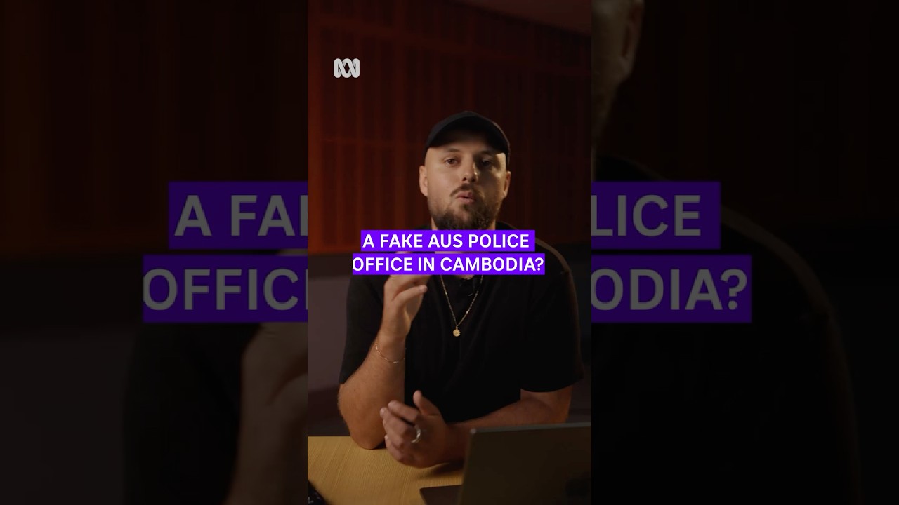 A fake Australian police office in Cambodia? #Scammers #AFP #ScamAlert #cambodia
