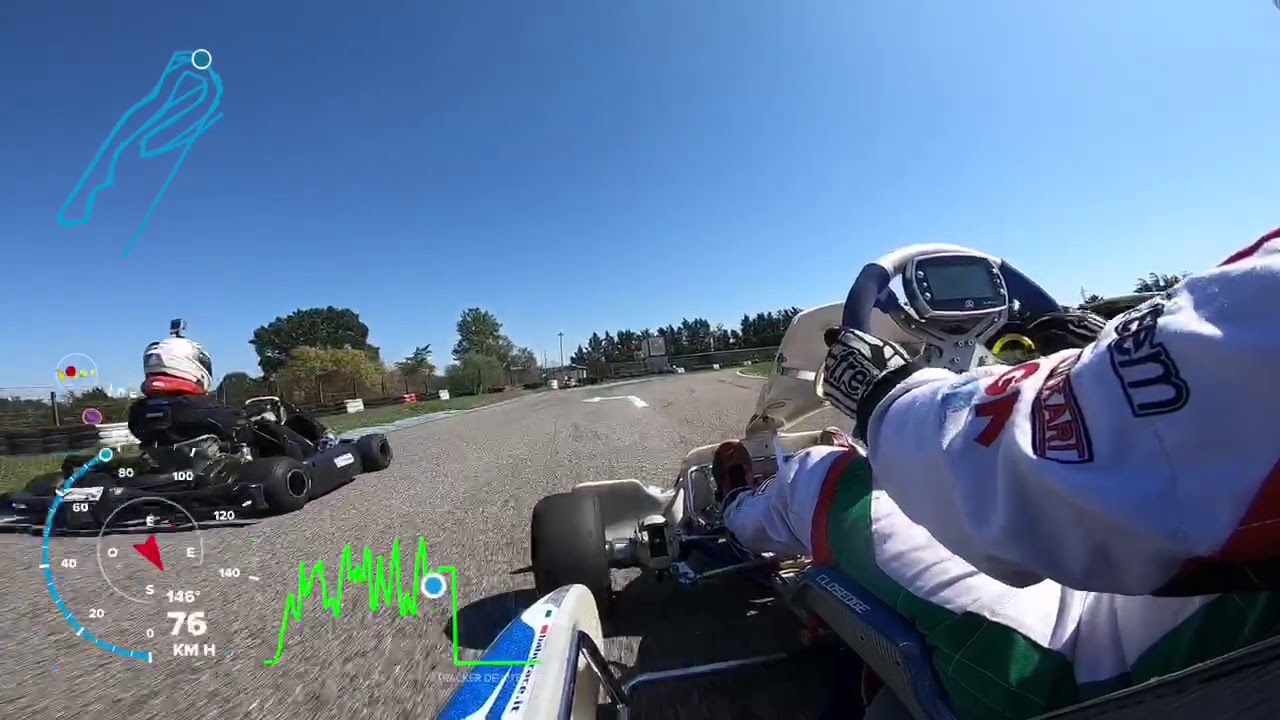 Karting Roanne Le Coteau Big crash 2019