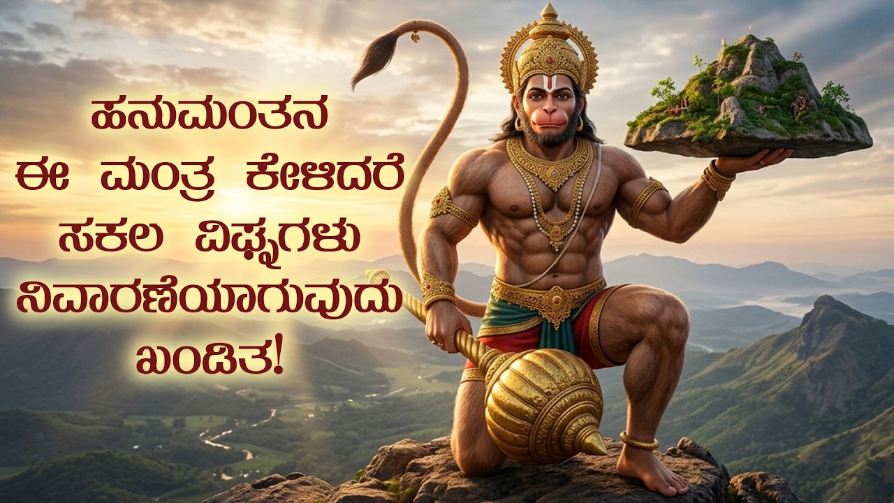 ಶ್ರೀ ಆಂಜನೇಯ ಸ್ವಾಮಿ ಮಂತ್ರ | ಭಯ ಮತ್ತು ಸಂಕಷ್ಟಗಳನ್ನು ದೂರ ಮಾಡುವ ಶಕ್ತಿಶಾಲಿ ಸ್ತೋತ್ರ 🙏 | Anjaneya Swamy