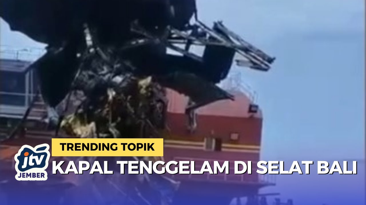 Detik-Detik Pengangkatan Bangkai KMP Tunu Pratama Jaya dari Dasar Selat Bali