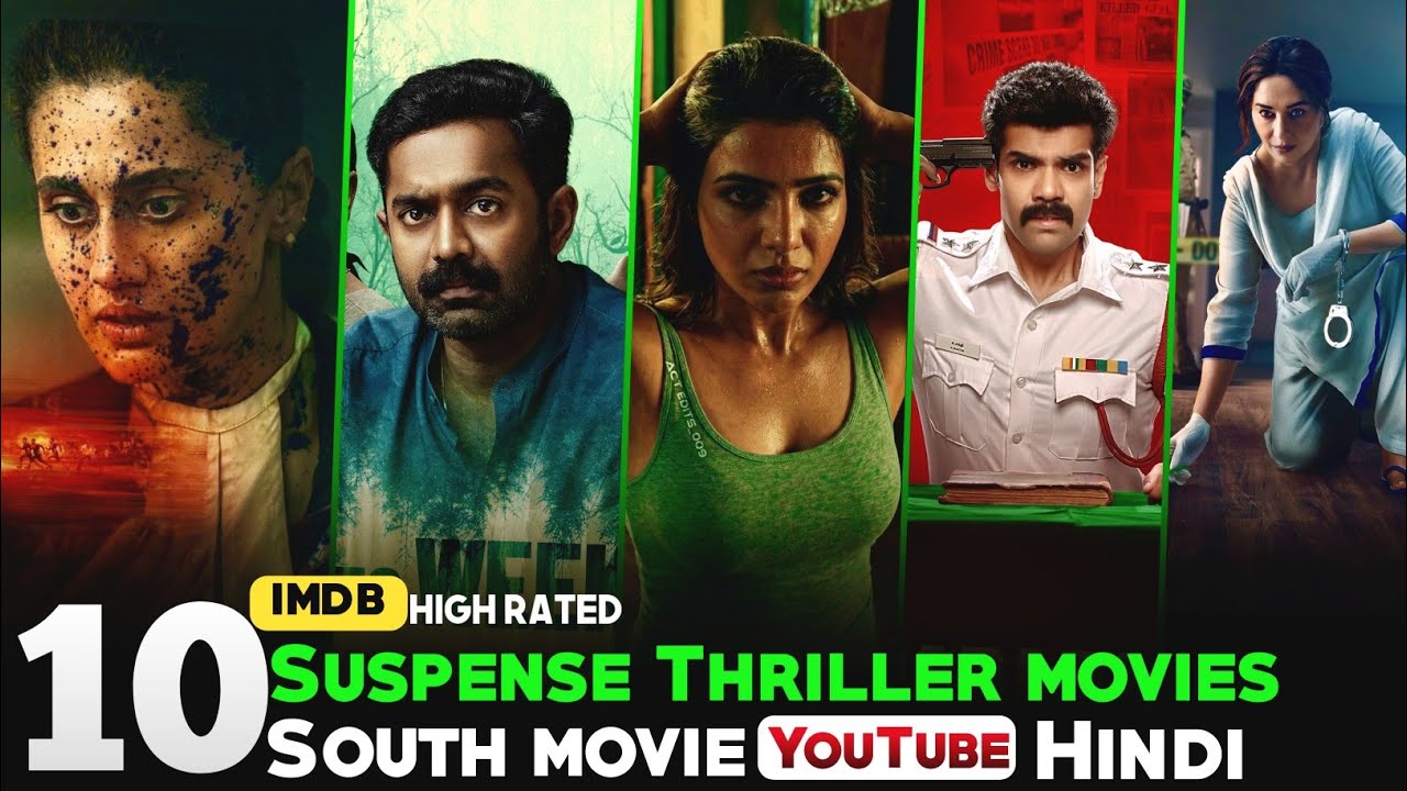 Top 10 suspense thriller movies hindi dubbed| suspense movies south hindi