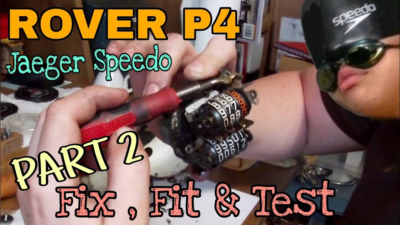 ROVER P4 100 - Jaeger Speedo - ЧАСТЬ 2 - Тест на прочность крепления.